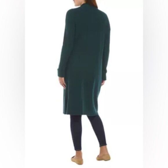 The Limited Long Open Front Green Cardigan Duster Size S Small NWT - Picture 6 of 7